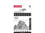Uni-Ball PIN/8 Pf ASP010 Uni-Ball Fineliner Pin ASP010, Set Da 8