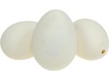 Uova D'oca Decorative 8Cm, Uova Decorative Bianche, Uova Di Pasqua Per Il Crafting, 10 Pezzi