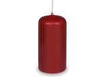 Candela Cilindrica Bordeaux 40 X 80 Mm - 4 Pz