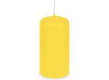 Candela Cilindrica Gialla 40 X 80 Mm - 4 Pz