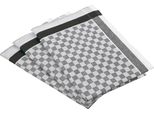 Geschirrtuch Ross "Exclusiv", Schwarz, B:50Cm L:70Cm, 50% Baumwolle, 50% Leinen, GeschirrtüCher, Geschirrtuch, Karofond, 50X70 Cm