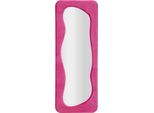 Specchio Da Parete Con Cornice In Velluto 160X60X4 Cm Theodor - Fucsia