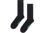 Happy Socks Calzini Solidi Nero Eu 36-40 Uomo Nero Eu 36-40