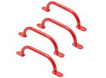 Tribecco Prese Per Arrampicata Per Parchi Giochi, Strutture Per Arrampicata, Letti Alti E Pareti Da Arrampicata Indoor (350 Mm Rosso, 4 Pezzi)
