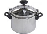 Ertone ERT-MN 301 Pentola A Pressione, Capacità 6 Litri, Acciaio Inox