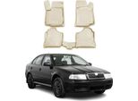 Omac FußMatten Automatten FüR Skoda Octavia 1996-2004 Gummi Beige 4 Tlg