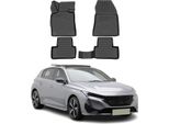 Omac Gummimatten FußMatten FüR Peugeot 308 2022-2025 Tpe Automatten Schwarz 4X