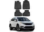 Omac Gummimatten FußMatten FüR Honda CR-V 2012-2016 Tpe Automatten Schwarz 4X
