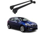DachträGer GrundtäGer FüR Bmw 2 Active Tourer F45 2014-2021 75Kg Alu Schwarz 2X