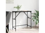 Vidaxl Tavolo Consolle Look Rovere Nero 75 X 32 X 75 Cm