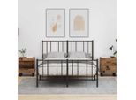 Maison Exclusive - Comodino 2 Pezzi Legno Antico E Nero 40 X 35 X 47,5 Cm