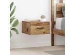 Maison Exclusive - Comodino Con Cassetti Legno Antico 35 X 35 X 20 Cm Materiale Legnoso