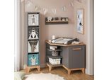 Vitalispa Fasciatoio Malia, 85 X 85.2 Cm Con Porta, Grigio/Artisan/Artigiano