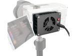 Raffreddatore Per Fotocamere - Ventola Di Raffreddamento - Rapida Dissipazione Del Calore - Silenzioso - 2 Velocità - Per ZV-E10 - Nero