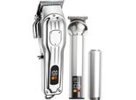 Inf Set Tagliacapelli Professionale Uomo - Regolabarba Cordless Con Display Digitale