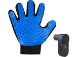Inf Guanto Elettrico Con Nebulizzatore Per Toelettatura Animali Domestici Blu