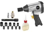 Set Di Avvitatori A Impulsi Powerplus 15 Pezzi + Valigetta - Chiave Pneumatica Con Accessoriarticoli Pneumatici