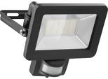 Goobay 53881 Faretto Led Da Esterno, 30 W, Con Rilevatore Di Movimento Con 2550 Lm, Luce Bianca Neutra (4000 K), Sensore Pir Con Funzione On/Off E Pressacavo M16, Adatto Per Uso Esterno (IP44)