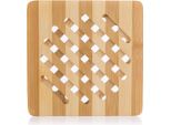Bankett Sottofondo In Legno Brillant Bamboo 18 X 18 X 1 Cm