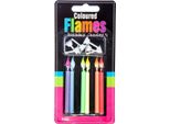 Partydeco Candele Di Compleanno Fiamme Colorate Mix A6 10177