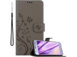 Cadorabo Cover Per Samsung Galaxy J3 2017 Cover Protettiva In Grigio Cover Protettiva Custodia Per Telefono Cellulare Custodia Fiori Custodia Fiori