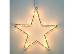 Stella Outdoor Con Led E Timer - Circa 30 Cm - A Batteria In Nero (Piccola / 30 Cm)