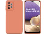 Cadorabo Cover Per Samsung Galaxy A32 5G Cover Protettiva In Tpu Arancione Custodia In Silicone Custodia Per Cellulare