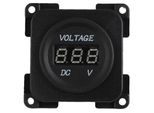 C-Line Presto Inprojal Cbe Presa Di Corrente Voltmetro Digitale 12 + 24 Volt Nero