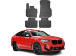 2018-2025 Bmw X4 G02 Tappetini Tpe Nero 4 Pz