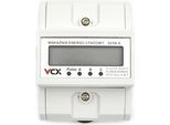 Vcx | Contatore Elettrico S-238-A - Trifase - 230/400V - Misura Precisa - Conforme Alle Norme Mid