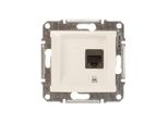 Sedna Presa Singola Per Computer RJ45 Cat.5E Utp Crema SDN4300123