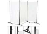 Tolletour Paravent Paravento Divisorio Per Balconi Scelta Multipla Parete Divisoria Esterna Schermo Privacy 3 Pezzi Beige