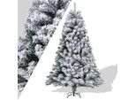 Tolletour 150Cm Albero Di Natale Artificiale Fiocchi Di Neve Bianchi Per La Decorazione Di Natale