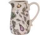 Brocca Decorativa Clayre & Eef 16X12X18 Cm In Vetroceramica Beige Per Verdure