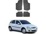 2000-2006 Opel Corsa C Tappetini In Gomma Nera 4 Pz