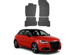 2010-2018 Audi A1 A1 Sportback 8X Tappetini In Gomma Nero 4 Pz