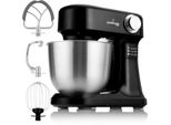 Lehmann Impastatrice Planetaria, Ciotola 5 L, 12 Velocità, Accessori - Frusta, Gancio Impastare E Mescolatore, 1500 W