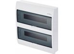 Scatola Di Derivazione Elektro-Plast | Rn 2/18 - Bianco - Design Modulare - Grado Di Protezione IP40 - Porta Trasparente