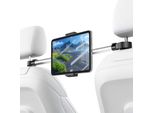 Swissten, Supporto Girevole Per Poggiatesta Per Tablet E Smartphone Da 4,7-10 Pollici, Nero