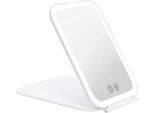 Inf Specchio Trucco Led Portatile Pieghevole Ricaricabile Con Controllo Touch Bianco