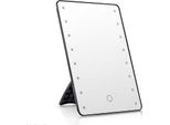 Inf Specchio Per Trucco Led Con Supporto: Touch, Dimmerabile, 3 Luci, 255X185Mm Nero