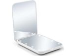Inf Specchio Led Portatile Con Ingrandimento 3X E Luce Anulare Per Trucco Bianco
