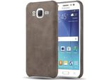 Cadorabo Custodia Protettiva Per Samsung Galaxy J5 2015 Cover In Marrone Custodia Rigida Cover Telefono Cellulare Custodia In Ecopelle