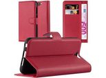 Cadorabo Custodia Per Htc One A9 Custodia Protettiva In Rosso Custodia Per Cellulare Cover Chiusura Magnetica