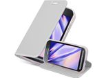 Cadorabo Custodia Per Cellulare Per Samsung Galaxy Xcover 3 Custodia Protettiva In Argento Cover Etui Book Case Booklet