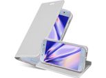 Cadorabo Custodia Per Cellulare Per Samsung Galaxy A5 2017 Custodia Protettiva In Argento Cover Etui Book Case Booklet