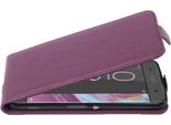 Cadorabo Custodia Protettiva Per Sony Xperia Xa Custodia In Viola Flip Case Telefono Cellulare Custodia Cover
