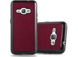 Cadorabo Custodia Del Telefono Cellulare Per Samsung Galaxy J1 2016 In Rosso Custodia Protettiva Custodia Cover Tpu Silicone