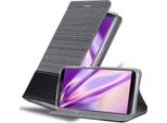 Cadorabo Custodia Per Cubot J3 Pro Custodia Protettiva In Grigio Custodia Per Cellulare Custodia A Libro Cover