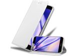 Cadorabo Custodia Per Cellulare Per Huawei Ascend G7 Plus / G8 / GX8 Custodia Protettiva In Argento Cover Etui Book Case Booklet